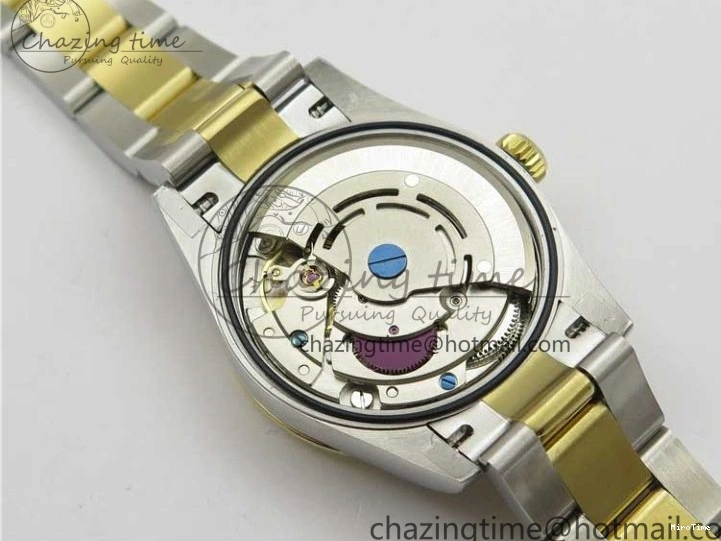 MiroTime 0127 SoftTouch Datejust 31mm 278273 SS YG BP Maker Best Edition Gray Diamonds Dial on SS YG Oyster Bracelet 2715